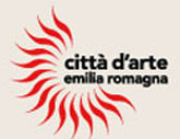 LOGO DELLE CITTà D'ARTE DELL'EMILIA ROMAGNA nel sito sul turismo - rimanda al sito