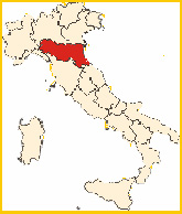 piantina dell'italia divisa per regioni