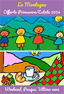 copertina del nuovo catalogo offerte per le vacanze delle famiglie con bambini in montagna scaricalo subito
