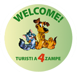 BANNER AMICI A 4 ZAMPE DELL'HOTEL SPIAGGIA ROMEA HOTEL E RESIDENCE PER BAMBINI AI LIDI DI COMACCHIO (FE)