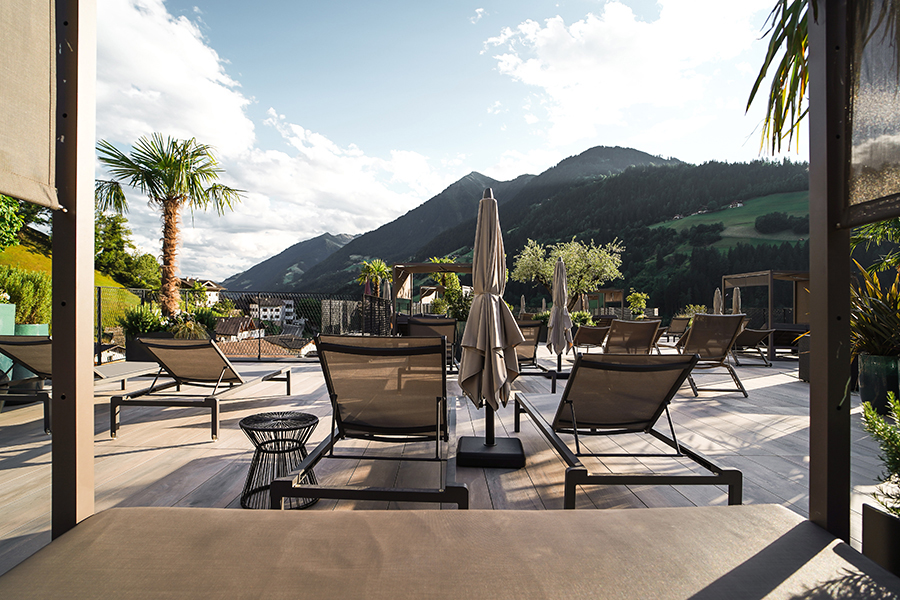 spa dell'Hotel Stroblhof è un hotel per famiglie con bambini per le vacanze delle famiglie in Alto Adige i Val Passiria per chi cerca vacanze benessere