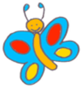 disegni gratis da colorare per bambini: la farfalla