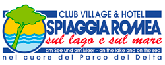 logo hotel club village & spiaggia romea al lido delle nazioni (FE)
